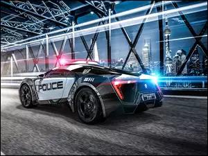 Most, Samochód policyjny, Lykan HyperSport