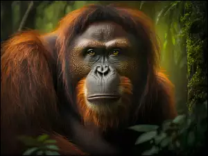 Grafika, Orangutan