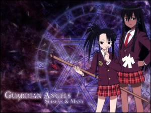 Mahou Sensei Negima, kij, kobiety, gwiazda