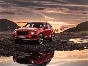 Bentley Bentayga na kamieniach