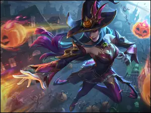 League of Legends, Gra, Syndra, Dynie, Postać, Czarodziejka