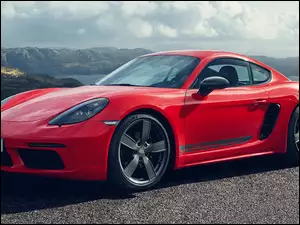 Porsche 718 Cayman T, Czerwone