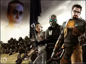 Half Life 2, broń, postacie, logo