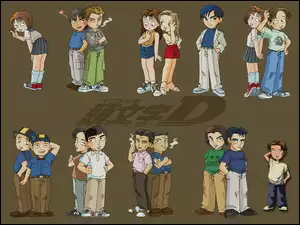 Initial D, ludzie