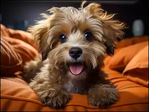 Kanapa, Pies, Yorkshire terrier