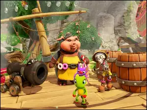 Postacie z gry Yooka Replaylee