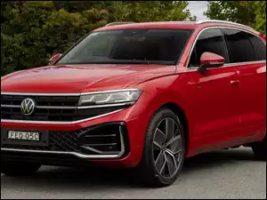 R, Czerwony, Volkswagen Touareg