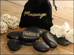 Akcesoria Spa i napisy Masaż i Relaks