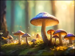 Grafika, Grzyby