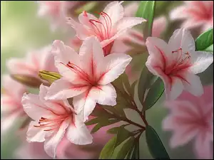 Azalia, Kwiaty