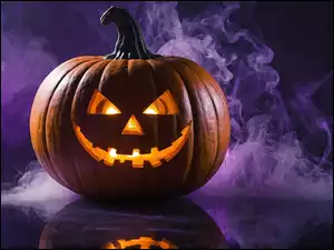 Dekoracyjna dynia na Halloween