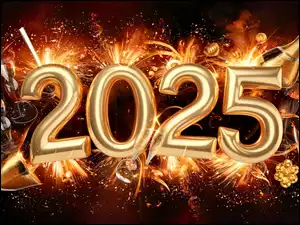 Grafika, Nowy Rok, 2025