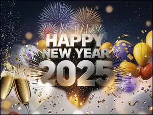 Grafika, Nowy Rok, 2025
