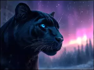 Głowa, Jaguar amerykański, Czarna pantera