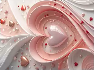 Grafika, Serca, Linie