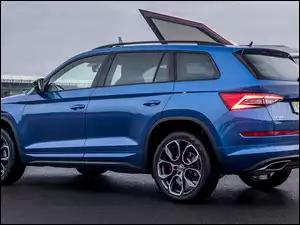 Niebieska, Skoda Kodiaq, RS