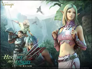 postacie, Lineage 2, kobieta, elf