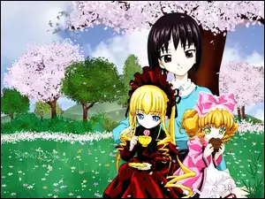 Rozen Maiden, polana, herbata, ludzie