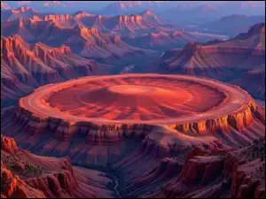 AI, Kanion, Formacje, Skały