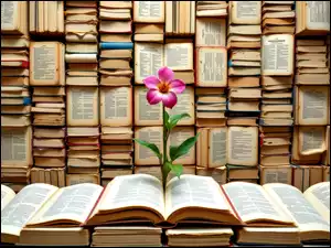 Grafika AI, Książki, Kwiat