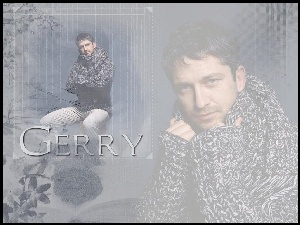 Gerard Butler, sweter