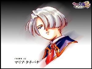 chińskie znaki, Sakura Wars, krótkie włosy