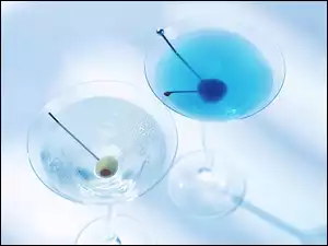 Drinki, kieliszki