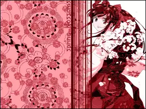 kwiatki, Sakura Wars, dziewczynka