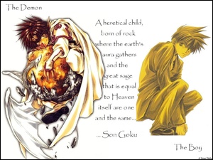 pomnik, Saiyuki, demon