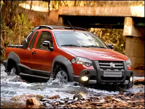 Offroad, Przeprawa, Fiat Strada