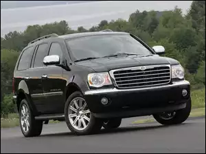 Reflektory, Czarny, Chrysler Aspen