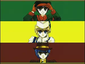 Claamp Campus Detectives, stroje, postacie, ubiory