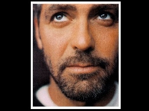 wąsy, George Clooney, broda