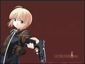 pistolet, Gunslinger Girl, kobieta