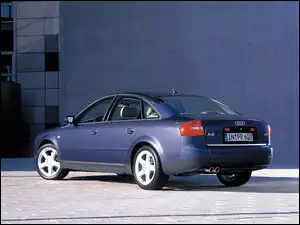 Audi A6, Granatowy, Metalik