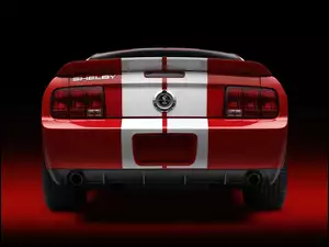 Shelby, Tył, Ford Mustang, Lampy