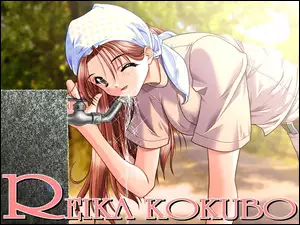kran, Pia Carrot, woda, kobieta