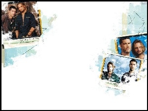 Matthew Fox, białe, zdjęcia, tło, Filmy Lost, Josh Holloway