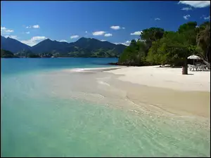 Lato, Góry, Morze, Plaża