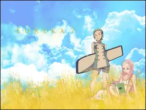 Eureka 7, Dziewczynka, Pole, Niebo