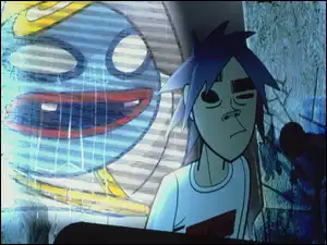 ząb, Gorillaz, twarz