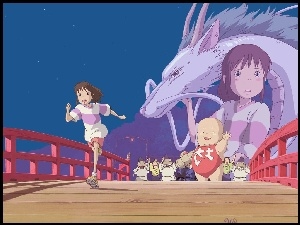 most, Spirited Away, postacie