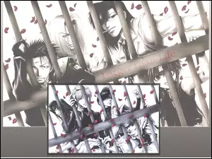 Saiyuki, ludzie, kraty, więzienie