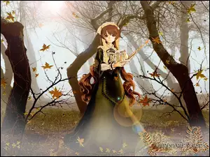 Rozen Maiden, drzewo, suknia, kobieta