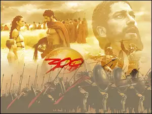 300, atak, bohaterowie