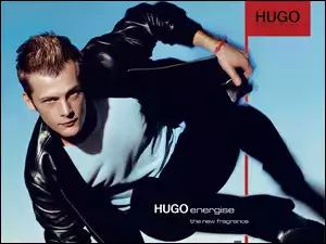 Hugo Boss, skórzana, mężczyzna, kurtka