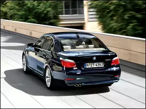 Granatowy, Trasa, BMW 5, E60