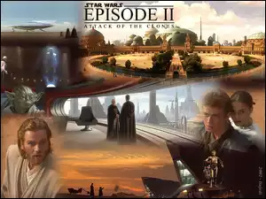 Hayden Christensen, fosa, Star Wars, pałac, Natalie Portman, kopuła