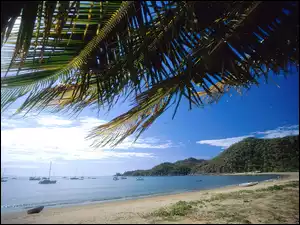 Australia, Palma, Plaża, Jachty