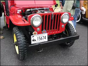 Willys, lampy przednie